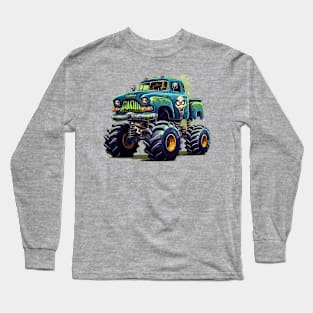 Halloween Monster Truck Long Sleeve T-Shirt